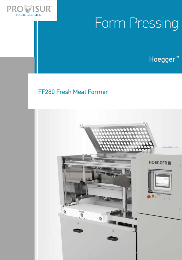 Form Pressing Hoegger FF280 Fresh Meat Former - dot B