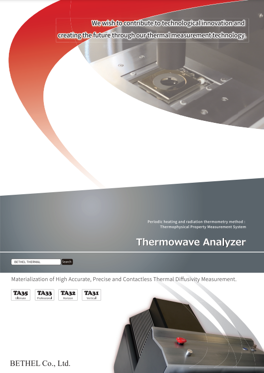 Thermophysical Property Measurement System Thermowave Analyzer