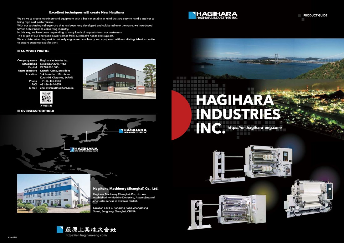 HAGIHARA INDUSTRIES Product Guide